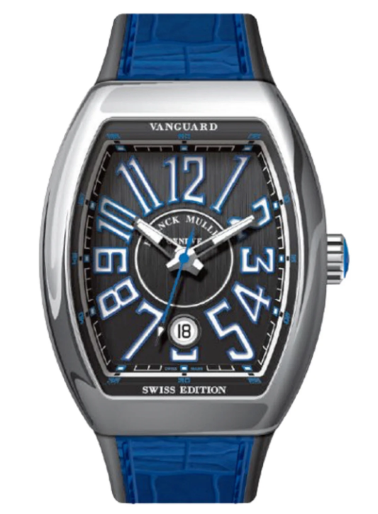 Best Franck Muller vanguard T43VSCDTACSWILTD-BL Replica Watch
